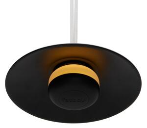 Fatboy Chap-O LED nabíjateľné závesné svetlo, čierne, stmievateľné, IP55
