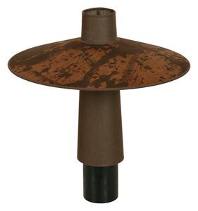 Stolové Lampa Forestier, Thésée, Hnedá / Hrdzavá, Obývacia izba, Tkanina / Textil, Boho