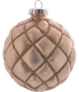 Vianočná ozdoba Inge-Marie Frosted Dusty Rose