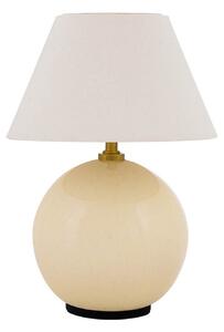 Stolové Lampa Globen Lighting, IRIS, stmievateľné, Béžová, Obývacia izba, Sklo, Vintage