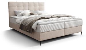 Manželská posteľ 140 cm Infernus Bonell (béžová) (s roštom, s úl. priestorom). Vlastná spoľahlivá doprava až k Vám domov. 1082292