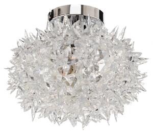 Stropné Lampa Kartell, Bloom CW2, Transparentná, Obývacia izba, Plast, Dizajnový