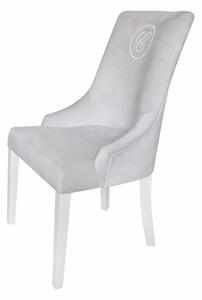 Caramella Pure Grey stolička Hampton s emblémom šedá