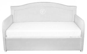 Caramella Pure Grey detská čalúnená posteľ šedá 160x80cm