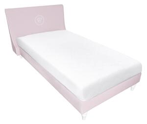 Caramella Baby Pink klasická detská čalúnená posteľ ružová 200x90cm