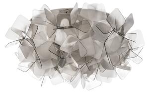 Stropné Lampa Slamp, Clizia, stmievateľné, Sivá, Obývacia izba, Plast, Dizajnový