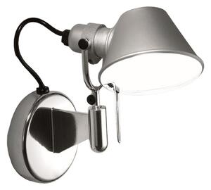 Nástenné Svietidlo Artemide, Tolomeo Micro Faretto, Metalická, Obývacia izba, Kov, Dizajnový