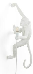 Stolové Lampa SELETTI, Monkey Lamp, Biela, Obývacia izba, Plast, Dizajnový