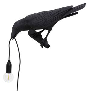 Stolové Lampa SELETTI, Bird Lamp, Čierna, Obývacia izba, Plast, Dizajnový