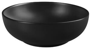 Sapho RONDANE keramické umývadlo na dosku Ø 41 cm, čierna mat