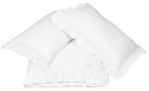 Cotton & Sweets Margaret posteľné obliečky z prémiovej saténovej bavlny - biela Velkosť: 140x200cm