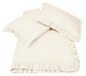Cotton & Sweets Margaret posteľné obliečky z prémiovej saténovej bavlny - vanilka Velkosť: 140x200cm