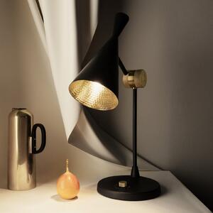 Stolové Lampa Tom Dixon, Beat Table, stmievateľné, Čierna, Obývacia izba, Kov, Dizajnový