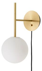 AUDO COPENHAGEN Nástenná lampa TR Bulb, Brushed Brass