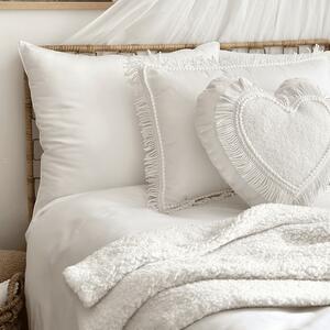 Cotton & Sweets Minimal posteľné obliečky z prémiovej saténovej bavlny - biela Velkosť: 140x200cm