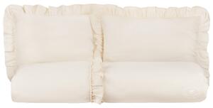 Cotton & Sweets Boho posteľné obliečky zo saténovej bavlny vanilka Velkosť: 140x200cm
