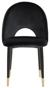 Set 2 ks. jedálenských stoličiek MAGI (látka) (čierna). Vlastná spoľahlivá doprava až k Vám domov. 1018794