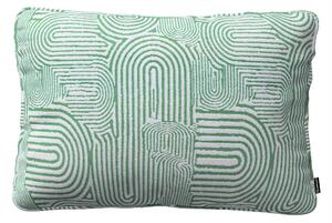 Gabika so šnúrkou, obliečka 60x40cm farba produktu zelená látka zapletaná, vzorované