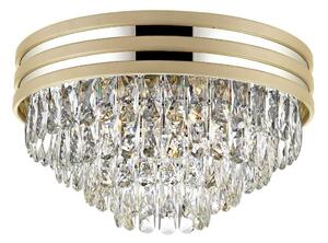 Brilagi Brilagi - LED Krištáľové stropné svietidlo VELURE 5xE14/40W/230V zlatá BG0761 + záruka 3 roky zadarmo