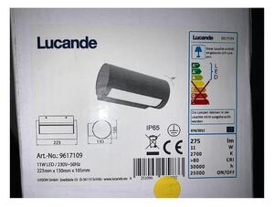 Lucande Lucande - LED Vonkajšie nástenné svietidlo BOHDAN LED/11W/230V IP65 LW1103 + záruka 3 roky zadarmo