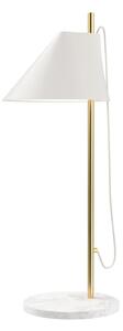 Stolové Lampa Louis Poulsen, Yuh Brass, stmievateľné, Biela, Spálňa, Kov, Dizajnový