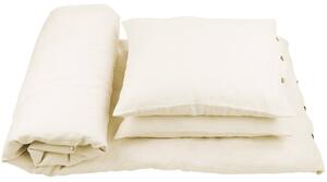 Cotton & Sweets Pure Nature posteľné obliečky 140x200cm zo 100% ľanu vanilka