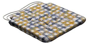 Sedák Oliver farba produktu modrá látka zapletaná, vzorované