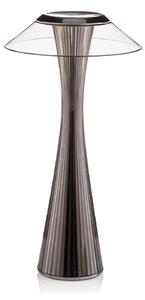 Stolové Lampa Kartell, Space, Sivá, Obývacia izba, Plast, Dizajnový