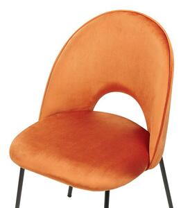Set 2 ks jedálenských stoličiek Clarissa (oranžová). Vlastná spoľahlivá doprava až k Vám domov. 1078499