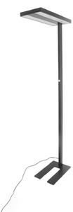 Stojacie Lampa Arcchio, Logan Basic, stmievateľné, Čierna, Pracovňa, Hliník, Moderný