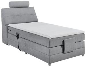 BOXSPRINGOVÁ POSTEĽ, 120/200 cm svetlosivá MID.YOU - Online Only spálne, Online Only