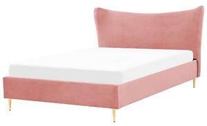 Manželská posteľ 160 cm Chaza (ružová). Vlastná spoľahlivá doprava až k Vám domov. 1080192