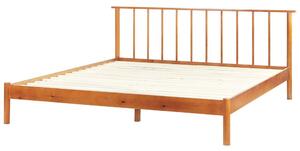 Manželská posteľ 180 cm Barza (svetlé drevo). Vlastná spoľahlivá doprava až k Vám domov. 1080336