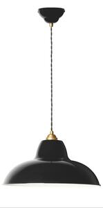 Závesné svietidlá Anglepoise, Original 1227 Brass Midi Wide, stmievateľné, Čierna, Obývacia izba, Kov, Dizajnový