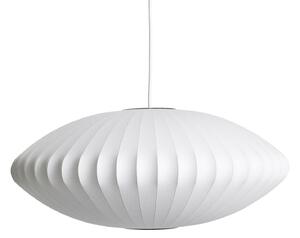 Závesné svietidlá HAY, Nelson Saucer Bubble, stmievateľné, Biela, Obývacia izba, Plast, Dizajnový