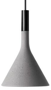 Závesné svietidlá Foscarini, Aplomb Mini, stmievateľné, Sivá, Kuchyňa, Betón, Dizajnový