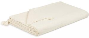 Cotton & Sweets Obojstranná deka mušelín a umelá kožušina vanilka Velkosť: 80x100cm
