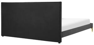 Manželská posteľ 180 cm Linux (čierna). Vlastná spoľahlivá doprava až k Vám domov. 1080957
