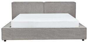 Manželská posteľ 180 cm Linza (sivá). Vlastná spoľahlivá doprava až k Vám domov. 1080964