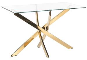 Jedálenský stôl Marramo (zlatá). Vlastná spoľahlivá doprava až k Vám domov. 1081208