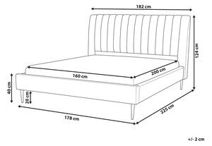 Manželská posteľ 160 cm Marvik (zelená). Vlastná spoľahlivá doprava až k Vám domov. 1081282