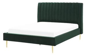 Manželská posteľ 140 cm Marvik (zelená). Vlastná spoľahlivá doprava až k Vám domov. 1081279