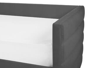 Jednolôžková posteľ 200 x 90 cm Marza (čierna). Vlastná spoľahlivá doprava až k Vám domov. 1081270