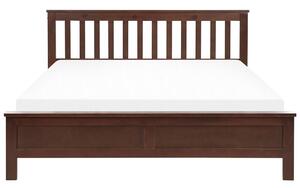 Manželská posteľ 160 cm Maye (tmavé drevo). Vlastná spoľahlivá doprava až k Vám domov. 1081309