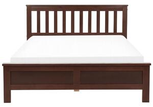 Manželská posteľ 140 cm Maye (tmavé drevo). Vlastná spoľahlivá doprava až k Vám domov. 1081310