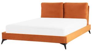 Manželská posteľ 160 cm Mellody (oranžová). Vlastná spoľahlivá doprava až k Vám domov. 1081339