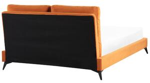 Manželská posteľ 140 cm Mellody (oranžová). Vlastná spoľahlivá doprava až k Vám domov. 1081338