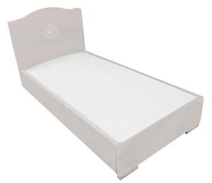 Caramella Golden Sand čalúnená posteľ Hampton so zásuvkou na druhý matrac béžová 200x90cm