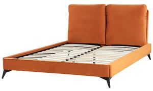 Manželská posteľ 140 cm Mellody (oranžová). Vlastná spoľahlivá doprava až k Vám domov. 1081338