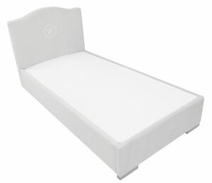 Caramella Ivory Mist čalúnená posteľ Hampton so zásuvkou na druhý matrac slonovinová 200x90cm